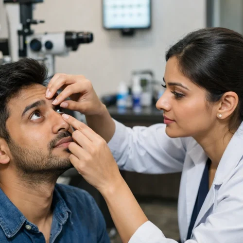 Speciality Contact Lenses at Samyak Drishti Eye Hospital South Bangalore