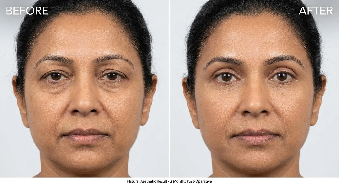 blepharoplasty eyelid surgery before and after results