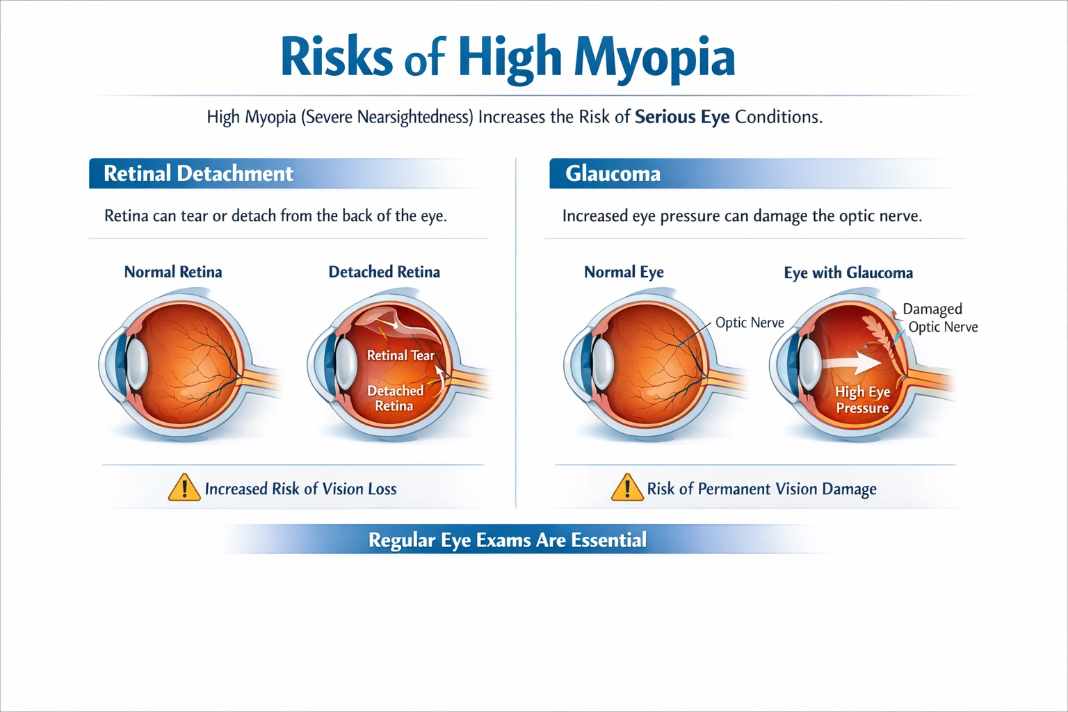 eye health risks associated with high myopia