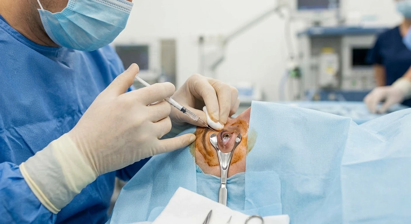 intravitreal injection used to treat uveitis inflammation